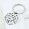 Family Gifts keychain TO MY SON DAUGHTER Birthday Gift Graduation souvenir inspirational Present