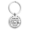 Family Gifts keychain TO MY SON DAUGHTER Birthday Gift Graduation souvenir inspirational Present