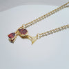 2 Colors Rose Gold Wine&Cup charm Necklace Wine Bottle Glass Chic Necklaces Girl Lady Gift Choker