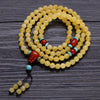 Fashion 6mm Nature Yellow Beeswax & Red Southern & Blue Turquoise Bracelet Women Gift Jewelry Several String Bracelet ML009