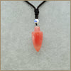 Fashion 70cm Long Knot Necklace Stone Chinese Knot Charm Men Women Necklace Bullet Pendant Natural Crystal Fine Jewelry Rainbow