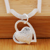 925 Silver Heart Pendants Necklace For Women  Designer Aesthetic Jewelry  Items 2022 Trend GaaBou