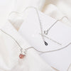 925 Stamp Silver Color Antlers Strawberry Crystal Pendants And Necklaces For Women Wedding Party Girl Jewelry 2022 Gift