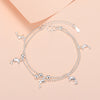 925 Stamp Silver Color Bracelet Couple Birthday Style Link Double Layer Dolphins Womens Chain Bangle Jewelry Christmas