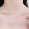 925 Stamp Silver Color Cute Aircraft Pendant And Necklaces For Women 18Inch Chain Wedding Party Jewelry Gift 2022 GaaBou
