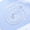 925 Stamp Silver Color Cute Aircraft Pendant And Necklaces For Women 18Inch Chain Wedding Party Jewelry Gift 2022 GaaBou