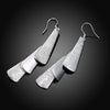 925 Stamp Silver Color Wedding Geometry Dangle Earrings For Women 2022 Engagement Party Jewelry Christmas GaaBou