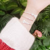 925 Stamp Silver Color Woman Cuff Bracelet Double headed floral Adjustable Lucky Bangle Girls Jewelry Christmas Gifts