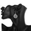 925 Sterling Silver spiral circle Earrings for Women charms fine party wedding Jewelry Christmas Gifts