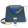 Acrylic Chain Handbags Women Crossbody Shoulder Bag 2022 PU Leather Ladies Designer Messenger Bags Totes Female Purses