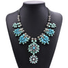 Acrylic Flowers Statement Choker Necklace Women Bohemian Ethnic Tribal Pendants Necklaces Femme Jewelry Vintage Necklace