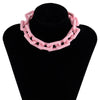 Acrylic Thick Chain Necklaces Pendants Women Punk Rock Choker Jewelry