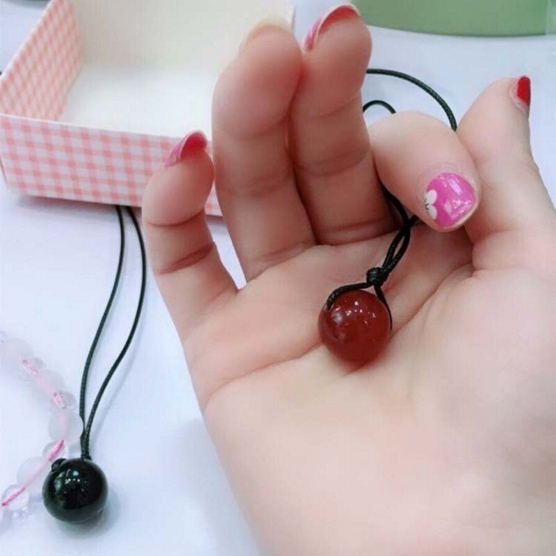 Agate Couple Necklace Natural Stone Charms Pendants Transfer Beads Necklace Chockers Lady Jewelry