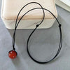 Agate Couple Necklace Natural Stone Charms Pendants Transfer Beads Necklace Chockers Lady Jewelry