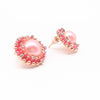 Fashion Alloy Earrings For Women Vintage Round type Earings Pearl For Girl Jewelry Making
