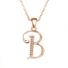 Fashion Alphabet Design 26 Letters Pendant in 925 Sterling Silver Trendy Jewelry Pendant for Men/Woman/Kids Without Chain