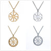 Amulet Pagan Sun Talisman Pendant Necklace Slavic Jewelry