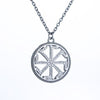 Amulet Pagan Sun Talisman Pendant Necklace Slavic Jewelry