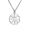 Amulet Pagan Sun Talisman Pendant Necklace Slavic Jewelry