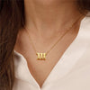 Angel Number Gold Necklace Simple Design 111 222 333 444 555 666 777 888 999 Pendant Choker Necklace for Women Jewelry