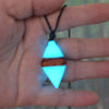Arrow Necklace, Ancient Wood Resin Combined With Strength Energy Jewelry, Luminous Pendant Gift A203051