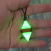 Arrow Necklace, Ancient Wood Resin Combined With Strength Energy Jewelry, Luminous Pendant Gift A203051