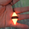 Arrow Necklace, Ancient Wood Resin Combined With Strength Energy Jewelry, Luminous Pendant Gift A203051