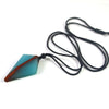Arrow Necklace, Ancient Wood Resin Combined With Strength Energy Jewelry, Luminous Pendant Gift A203051