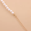 Beaded Necklace For Women on the neck Accessories Mushroom Imitation Pearl Neckalce Jewelry 40cm(15 6/8") long, 1 Piece