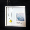 Beads Chain Cartoon Resin Mushroom Pendant Necklace for Women Men Colorful Cute Necklaces Jewelry Valentine's Day Gift