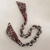 Beautiful Hanging Rope Silk Scarf Metal Chain With Shoulder Strap Hand Wrist Ribbon Woven Bag Pendant Accessories