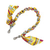 Beautiful Hanging Rope Silk Scarf Metal Chain With Shoulder Strap Hand Wrist Ribbon Woven Bag Pendant Accessories