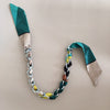 Beautiful Hanging Rope Silk Scarf Metal Chain With Shoulder Strap Hand Wrist Ribbon Woven Bag Pendant Accessories