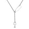 Fashion Beer Cup Long Pendant Necklace For Women Wine Bottle Silver/Rose Gold Triangle Necklace Statement Jewelry