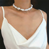 Big Baroque Pearl Necklace For Women Style Statement Irregular Choker Collares Party Jewelry