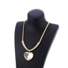 Big Crystal Heart Love Chain Necklaces &amp; Pendants For Women Statement Choker Necklaces Jewelry Valentine's Day Gifts