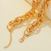 Big Thick Chain Choker Necklace Women Punk Exaggerated Metal Travel Street Hip Hop Night Club Statement Jewelry Gifts