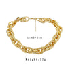 Big Thick Chain Choker Necklace Women Punk Exaggerated Metal Travel Street Hip Hop Night Club Statement Jewelry Gifts
