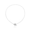 Black Crystal Bead Clavicle Necklace Simple Ot Buckle Short Flower Necklace for Women Bohemian Female Jewelry
