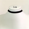 Black Velvet Choker Necklace Velvet Rope Statement Punk Style Necklace  Jewelry For Woman