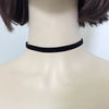 Black Velvet Choker Necklace Velvet Rope Statement Punk Style Necklace  Jewelry For Woman