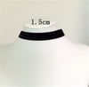 Black Velvet Choker Necklace Velvet Rope Statement Punk Style Necklace  Jewelry For Woman