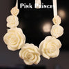 Blue Enchantress  Necklaces for Women Rose Flower Fake Collar High-end Elegant Jewelry  Gift Adjustable clavicle chain