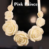 Blue Enchantress  Necklaces for Women Rose Flower Fake Collar High-end Elegant Jewelry  Gift Adjustable clavicle chain