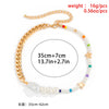 Bohemian Baroque Imitation Pearl Beaded Necklace Women's Star Necklace Jewelry Gift  2021 New