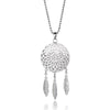 Bohemian Ethnic Feather Style Dreamcatcher Necklace For Women Silverly Rose Gold Mandala Lotus Sweater Necklace Jewelry