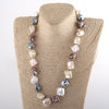 Bohemian Jewelry Irregular Big Pearl Shell Necklaces For Women Ethnic Power Necklaces