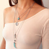 Fashion Bohemian Vintage Pendant Four Layers Necklaces for Women Wedding Necklaces Jewelry #264665