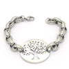 Fashion Bracelet Stainless Steel Gold&Silver Tree of Life Bangles for Women Luxury Brand Jewelry Gift La MaxZa