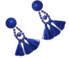Fashion Braided Luxury Rope Knot Long Tassel Earrings Vintage Handmade Ethnic Fringes Earrings For Women Brincos Gifts Girl